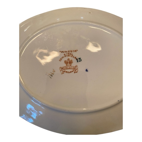 Antique Wood & Sons “Windsor” Royal semi-porcelain England - Picture 3 of 5